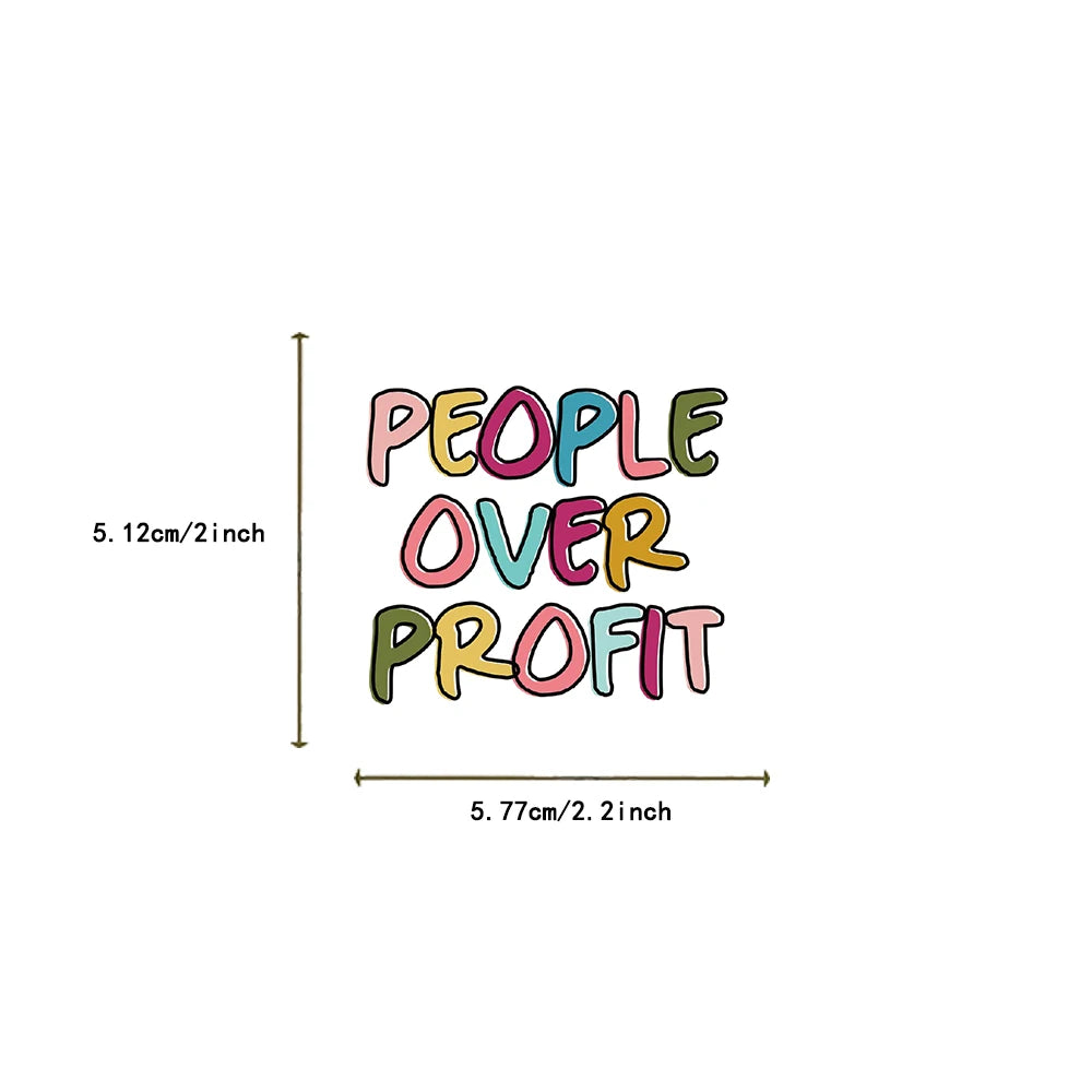 50PCS Social Justice Graffiti Stickers Handbooks Phone Cases Laptop Insulators Decorative Stickers