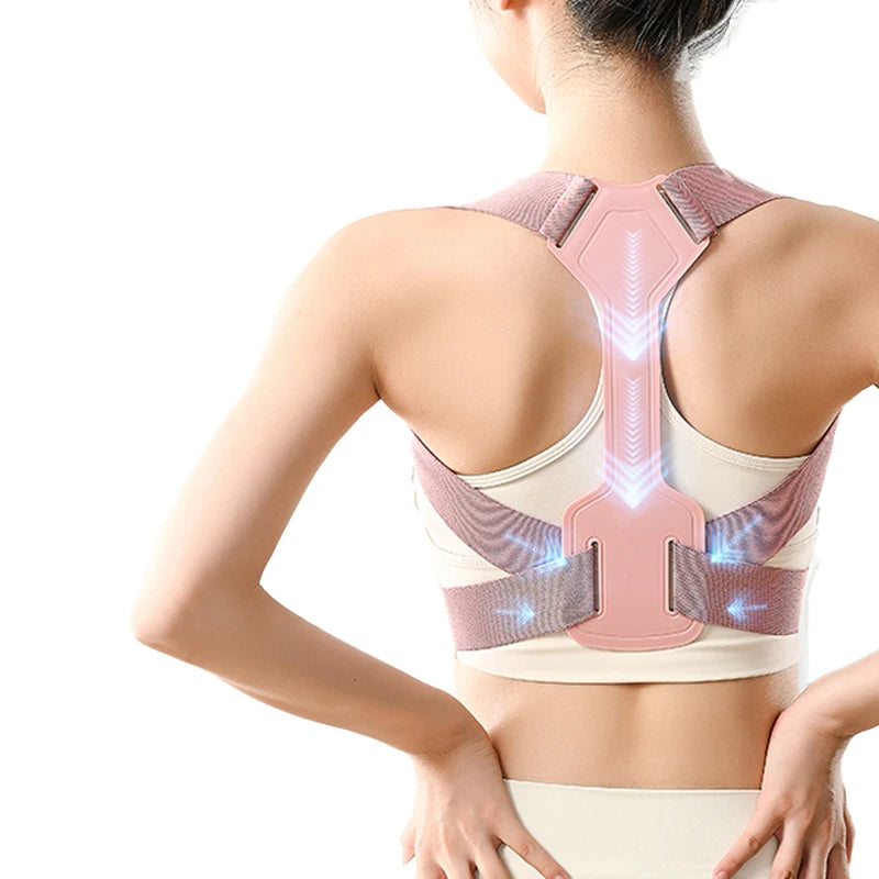 Back Straightener Posture Corrector Women Men Upper Back Brace Posture Belt Relief Scoliosis Suppor Back Harness Posture