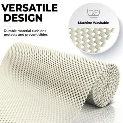 Non Slip Floor Mat Hardwood Floors Under Carpet Mat Drawer Shelf and Cabinet Liner Thick Strong Grip Non-Slip Woodworking Mat