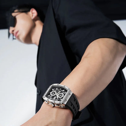 UTHAI CQ241 Original replica watch men's watch fluorescent waterproof men's watch barrel shaped quartz watch