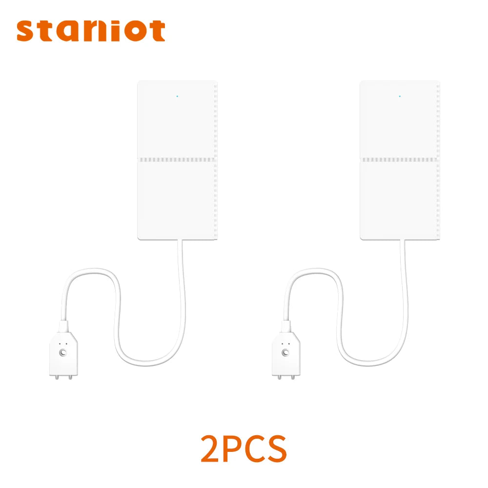 Staniot Tuya Smart Water Leakage Detector Compatible With Home Security Alarm System Support Low Battery Alarm Flood Sensor