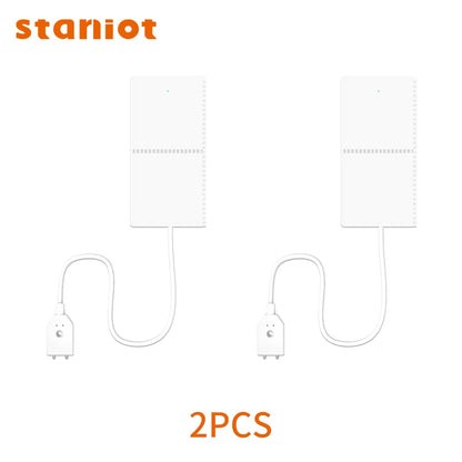 Staniot Tuya Smart Water Leakage Detector Compatible With Home Security Alarm System Support Low Battery Alarm Flood Sensor