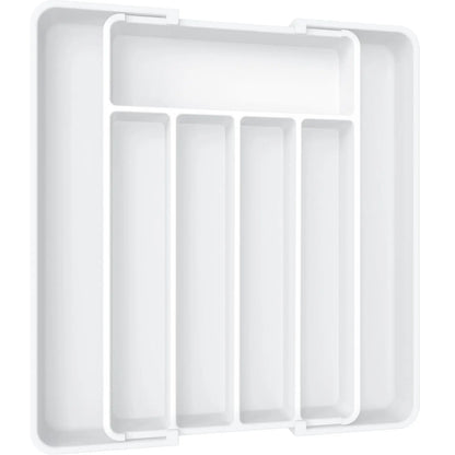 Expandable Drawer Organizer for Kitchen Utensils Holder Adjustable Cutlery Organizer Tray Dividers for Silverware Forks Knives