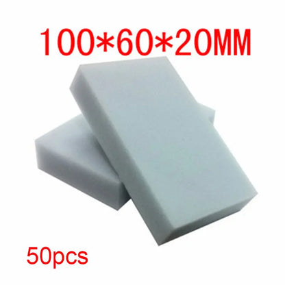 50/100pcsMagic Sponge Gray Melamine Sponge Eraser Cleaning Tools Multi-Functional Cleaning Sponges Kitchen Tool