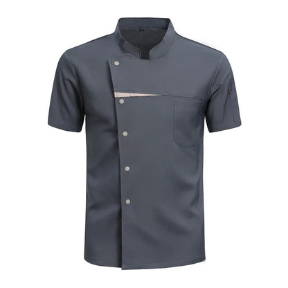 Kitchen Chef Shirts Cook Wear Hotel  Uniform Catering Cooking Clothes Chef Coat Jacket Professional Kitchen Costume Designer