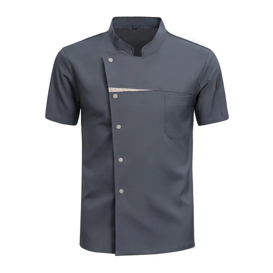 Kitchen Chef Shirts Cook Wear Hotel  Uniform Catering Cooking Clothes Chef Coat Jacket Professional Kitchen Costume Designer