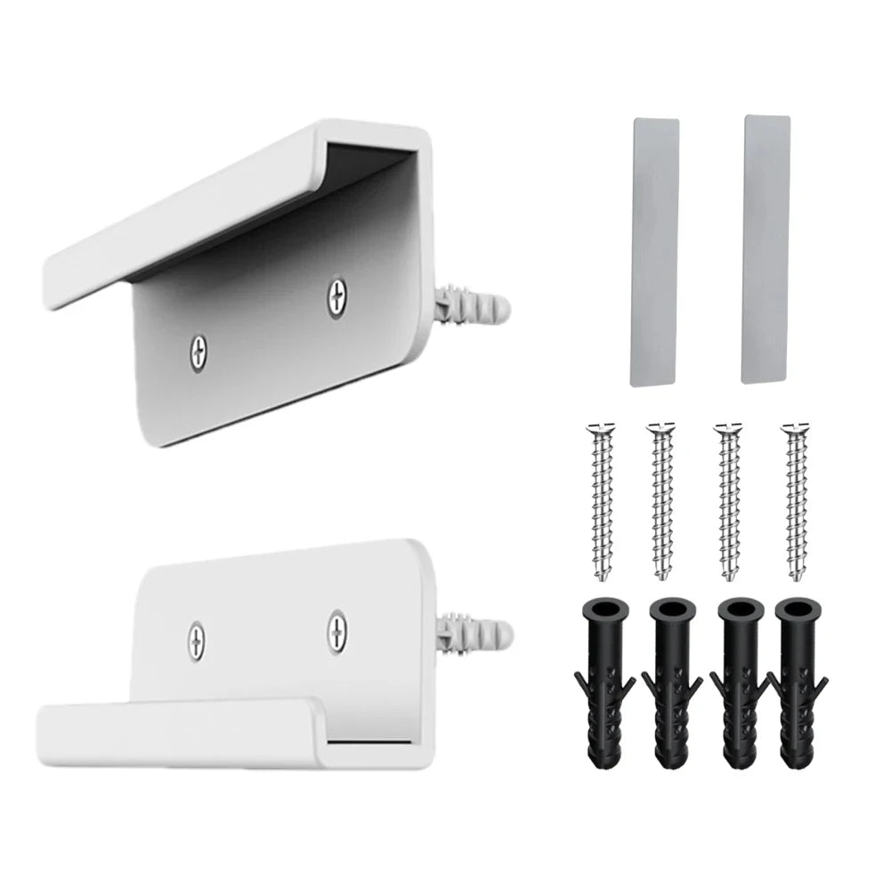 Tablet Wall Mount Holder Universal Tablet Stand Fixed by Adhesive Or Screw For iPad iPhone 16 15 14 Kindle Samsung Xiaomi Lenovo