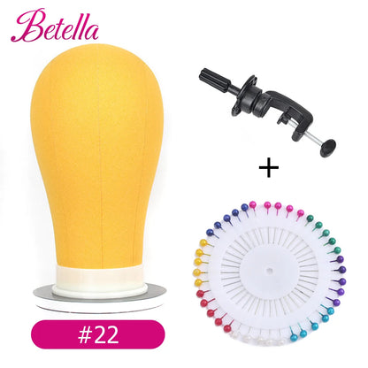 Canvas Block Head Kit Training Mannequin Wig Head Display Styling Mannequin Manikin Head Wig Stand wig head Stand