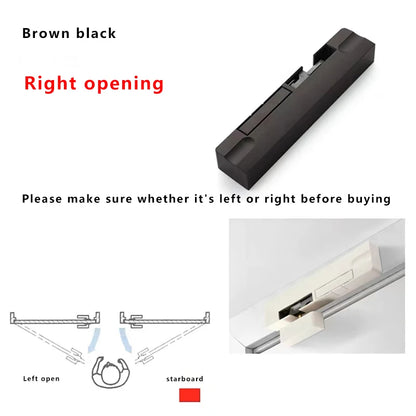 Door Damping Buffer Wooden Door Flat Outward Opening Invisible Door Home Closing Silent Hydraulic Door Closer Anti-pinch