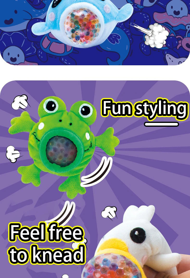 Plush Doll Pinch Fun Toy Creative Unique Stress Relieving Toy Pinch Ball Small Monster Gift