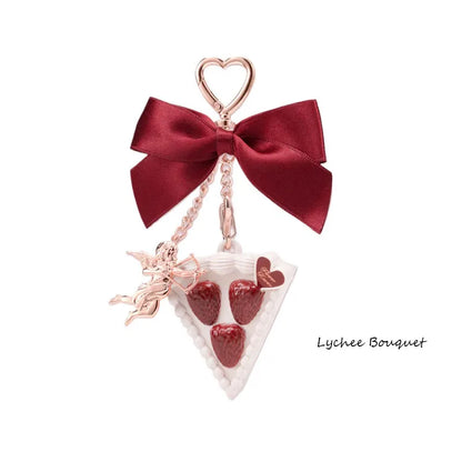 Flower Knows Strawberry Cupid Collection Solid Perfume Balm Pendant Perfumes Convenient On-the-Go