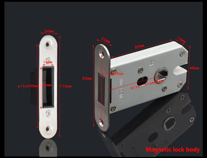 TOPKNORR Room Door Lock Indoor Magnetic Mute Ecological Door Lock Wooden Door Bedroom Toilet Household Door Lock Door Handle