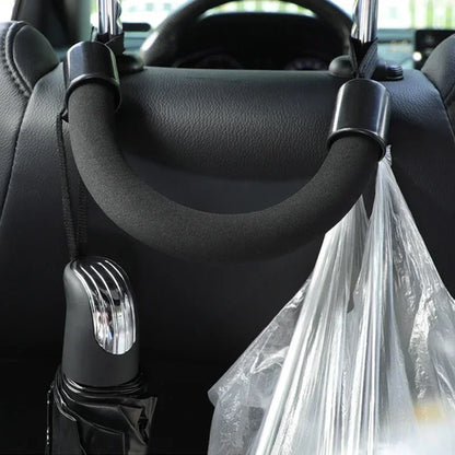Auto Car Seat Back Headrest Hanger Armrest with Storage Holder Hook for Elderly Children Safe Handrail Handle