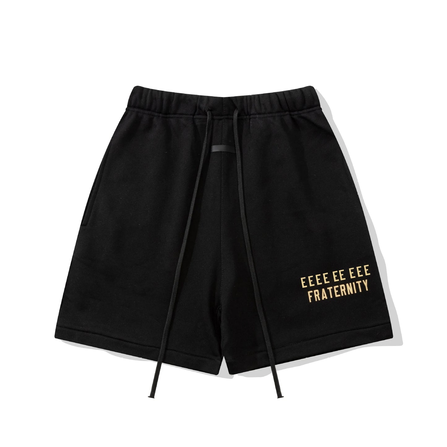 Fashion Design Men's T-shirts Two Rows Letter Logo Streetwear Designer Brand Men's T-shirts Sets