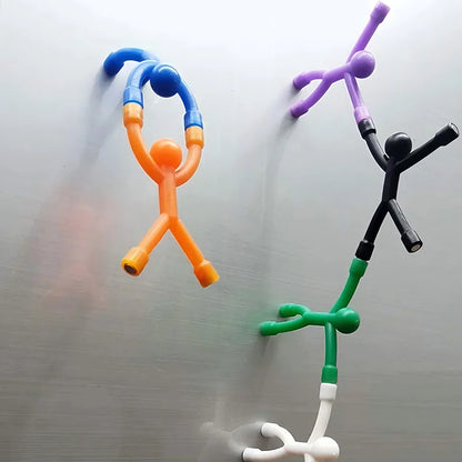 Fridge Magnets Man, Humanoid Magnetic Toys for Fridge Magnetic People Mini Humanoid Colorful Magnetic Toy for Locker Office Home