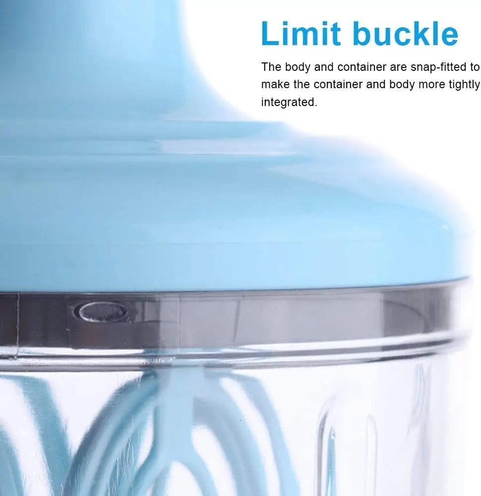 Egg Whisk Plastic Hand Crank Push Whisk Blender Long Crank Multi-Functional Manual Eggs Beater Practical Kitchen Tool