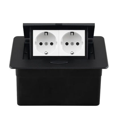 220V Desktop Power Socket Pop-up Hidden Socket EU Socket Built-in Socket With Dual USB Interface And type-C Interface