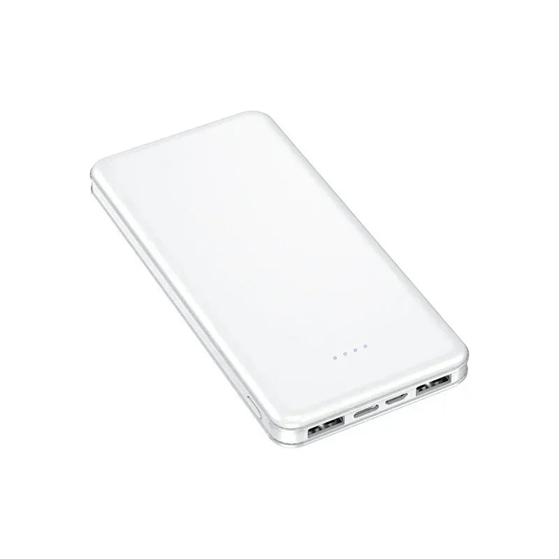 New Portable Power Bank 20000mAh Ultra Large Capacity 10W Super Fast Charger Dual Output Dual Input Design External Battery Pack