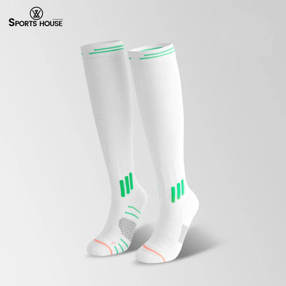 SPORT'S HOUSE Spring and summer long women's pressure socks Towel bottom non-slip high elastic compression sports socks