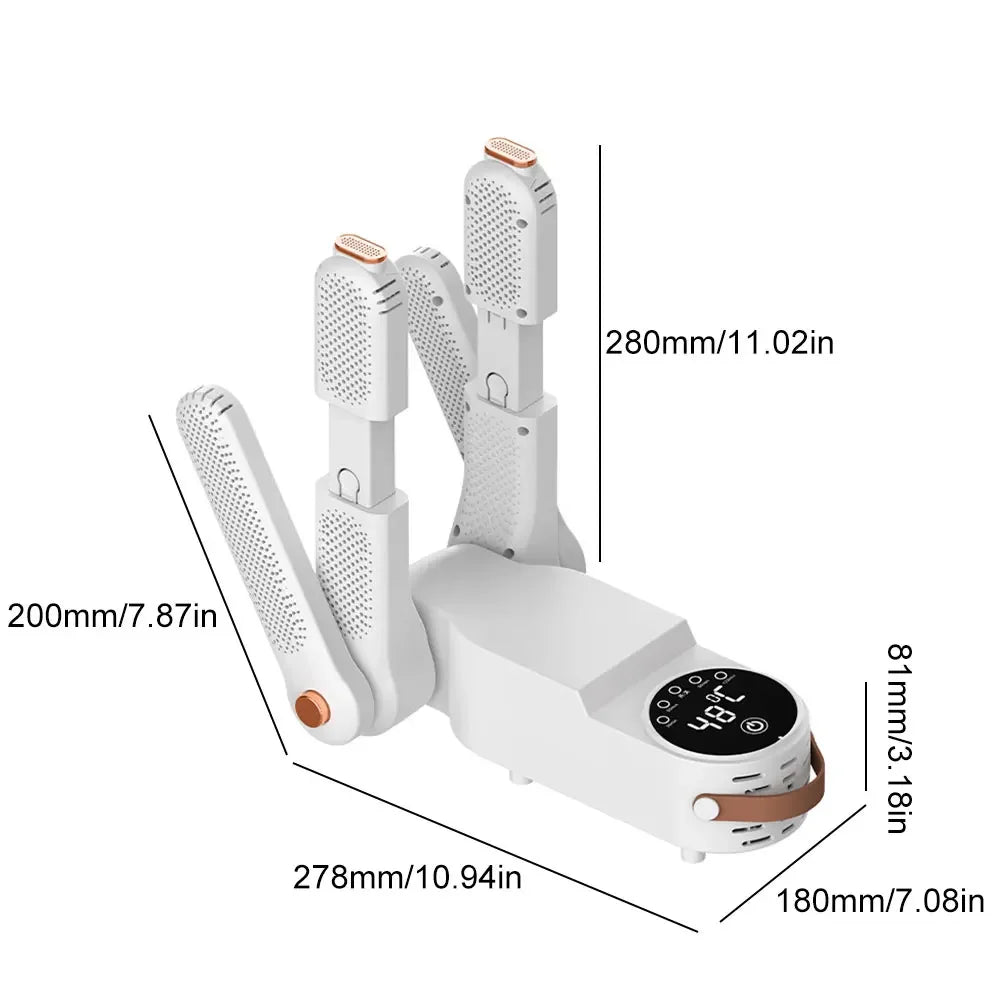 Electric Shoes Dryer Boots Drier Sterilizer Foot Warmer Scalable Shoes Dryer Odor Deodorant Heater Gloves Drying Shoe Dryer