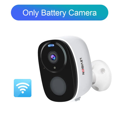 LS VISION 4MP Wireless Security Wifi Camera Outdoor Solar Battery Camera PIR Spotlight Security Solar Camera Security Protection