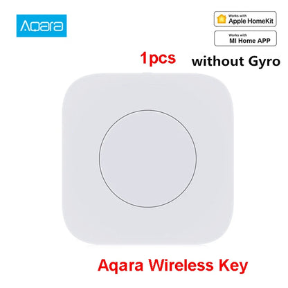Aqara Wireless Switch Zigbee Connection Versatile Control Button for Smart Home Devices Compatible with Xiaomi Apple HomeKit