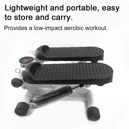 LCD Display Mini Bike Pedal Stepper Exercise Machine Slimming Treadmill Workout Stepper Home Gym Aerobics Stepper Exercise Tool