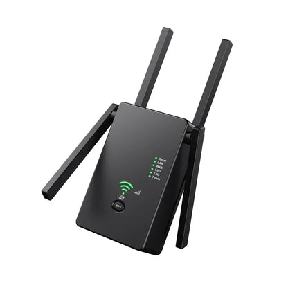 WiFi Booster 1200M Wifi Repeater 5GHz Wireless Router 2.4Ghz Access Point Long Signal Amplifier Range Extender for Home Office