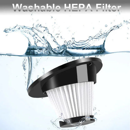 Cordless Handheld Vacuum Small Car Vacuum Cleaner Portable Wireless Hand Vacuum for Car Home Office Pet Hair Wet & Dry Cleaning