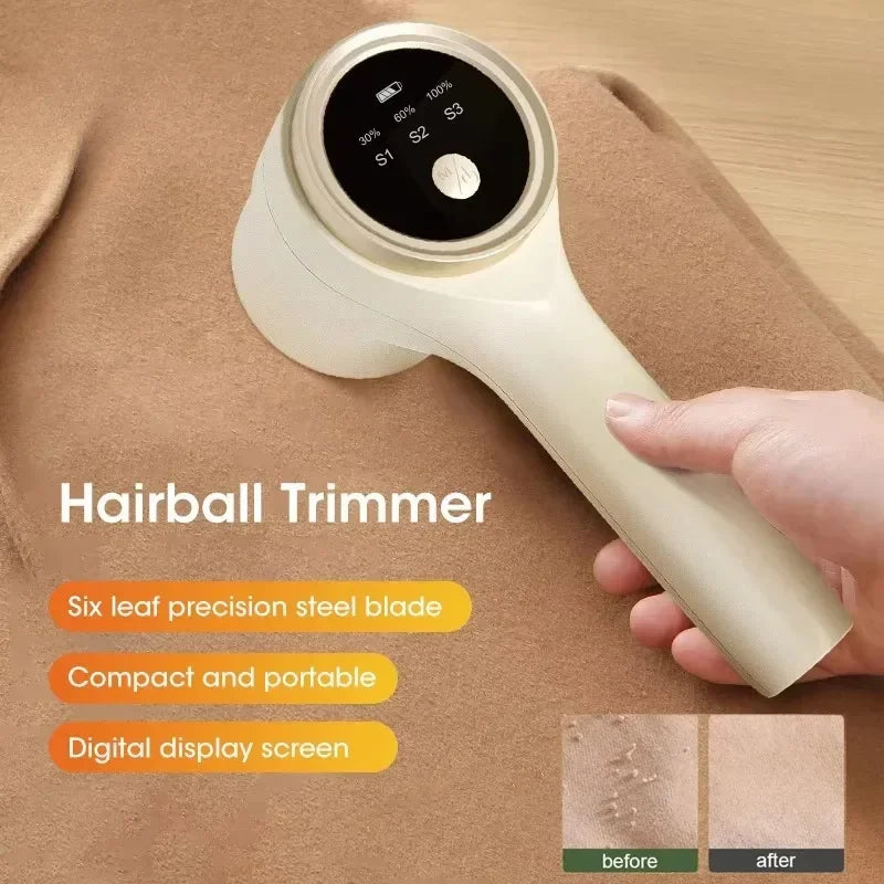 Household Hair Ball Trimmer Lint Remover For Clothes USB Electric Rechargeable Pellet Machine Lint Trimmer Fuzz Sweater Shaver