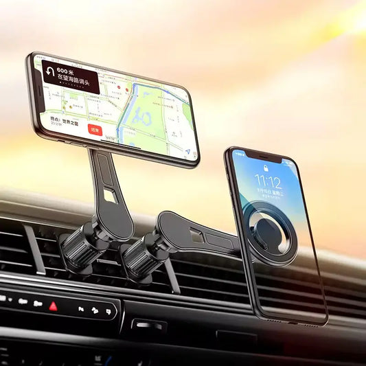 Magnetic Car Phone Holder Stand Magnet Cell Mobile Support Mount GPS Bracket Phone Holder for Car Use