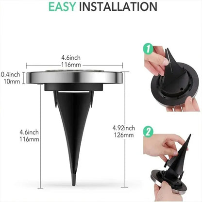 8/20LED Solar Power Disk Light Outdoor Garden Solar Underground Light Deck Light Spotlight Buried Solar Led Lamp Garden Decor