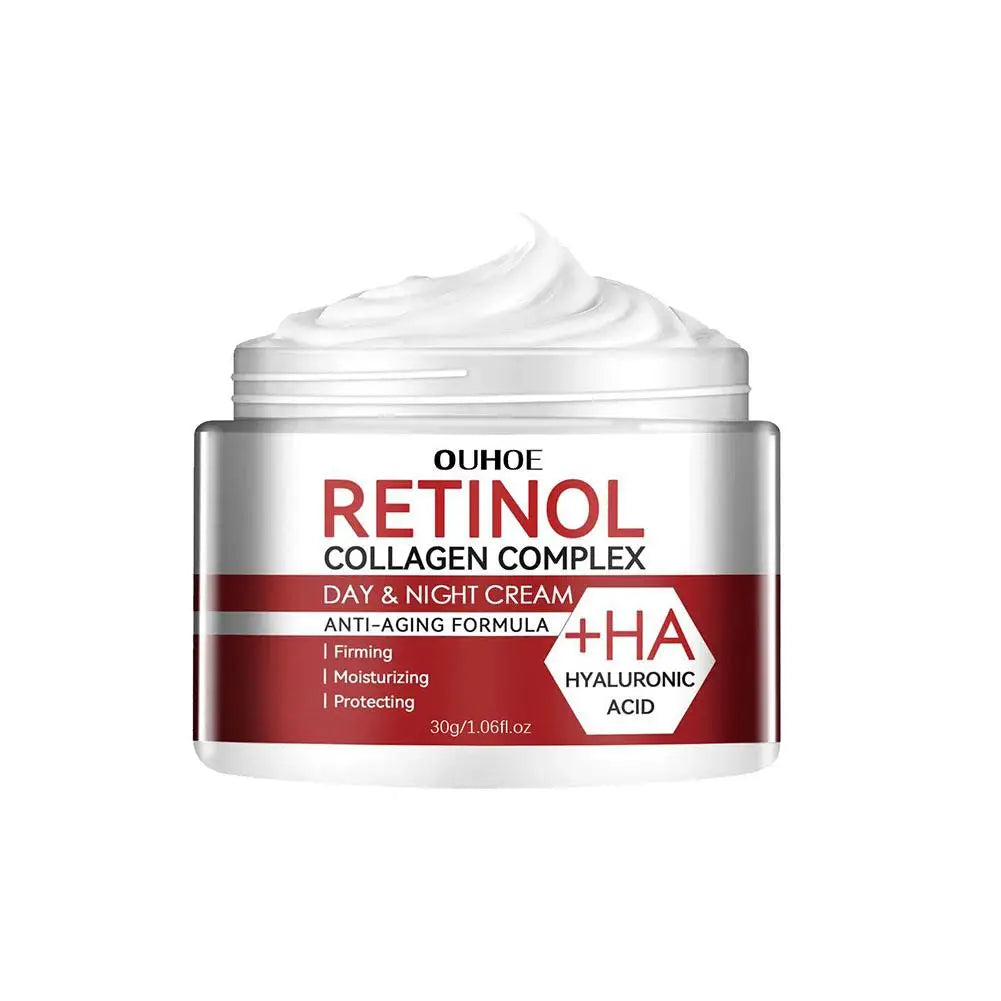 1/2/3PCs Retinol Cream For Face & Under Eye, Retinol Collagen Facial Moisturizer Fight Aging Brightening Hydrating Night Cream