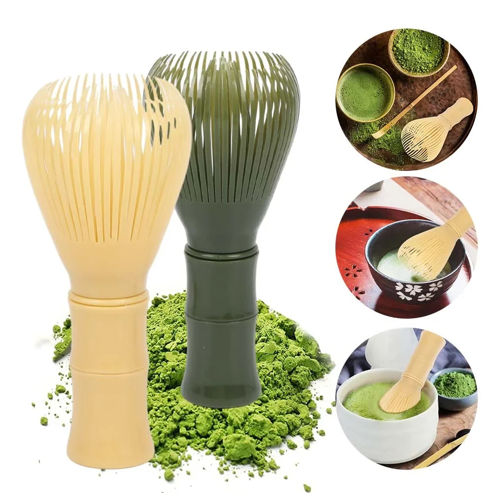 Matcha Green Tea Brushes Traditional Matcha Whisk Reusable Resin Matcha Whisk Chasen Dishwasher Safe Matcha Stirrer