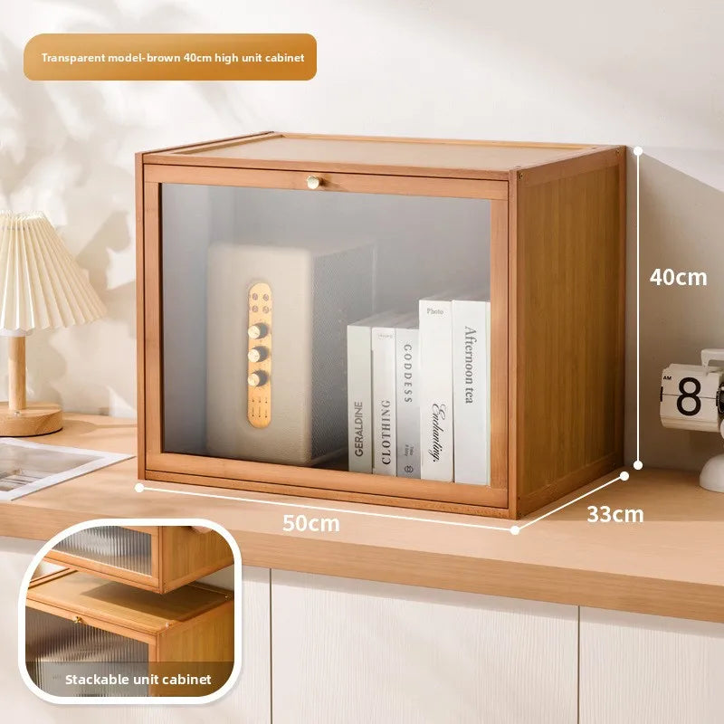 Solid wood bedside table locker small simple bedroom home 2025 new bedside shelf cabinet