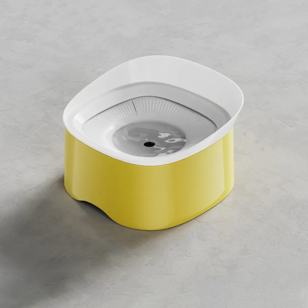 Spill-Proof Dog Floating Bowl Large Capacity No Wet Mouth Pet Water Bowl Plastic Detachable Pet Water Dispenser