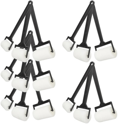 Foam Brushes 15Pcs Foam Paint Brushes Drawing Sponges Roller Kit Sponges Rolling Brush Rollers Foam Sponges Brush Painting