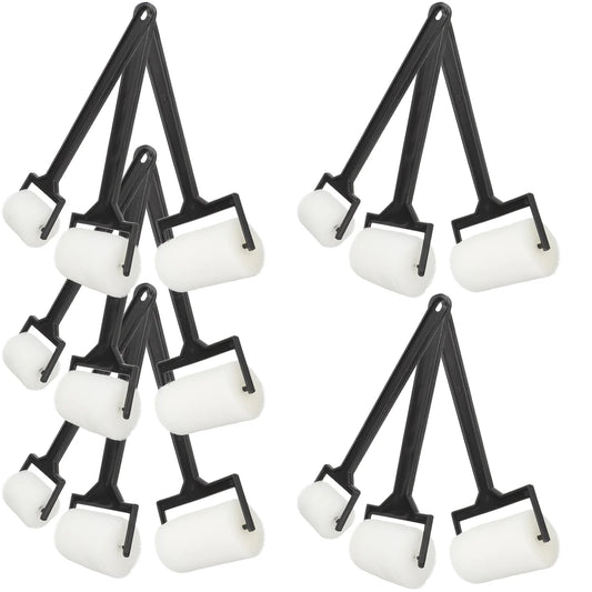 Foam Brushes 15Pcs Foam Paint Brushes Drawing Sponges Roller Kit Sponges Rolling Brush Rollers Foam Sponges Brush Painting