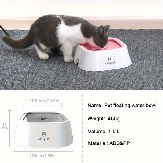 Dog Water Bowl Dog Feeders Slow Water Feeder No-Spill Pet Bowl Slow Feeder Dish Drinking Water Dispenser Dog Supplies