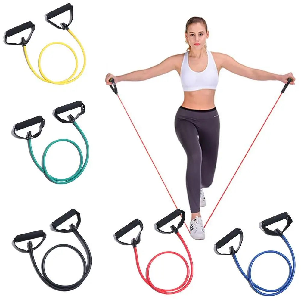 5 Levels 5 Levels Resistance Bands Multifunctional Elastic Resistance Pull Rope Portable With Handles Fitness Elastic Bands Yoga