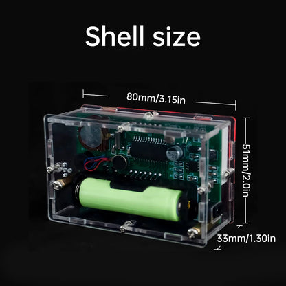 DIY Digital Clock Kit DC 5V Mini Weather Clock Soldering Practice Electronic Multifunctional DIY Alarm Clock Kit