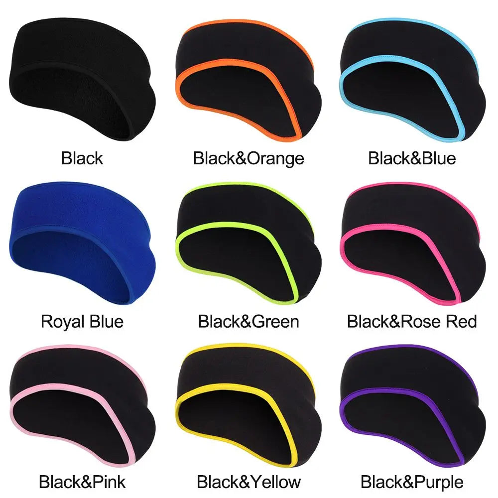 1Pcs Fleece Ear Warmer Muff Winter Headband Ear Muffs Headband for Men Women Running Skiing Outdoor Sports Supplies
