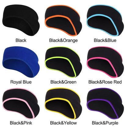 1Pcs Fleece Ear Warmer Muff Winter Headband Ear Muffs Headband for Men Women Running Skiing Outdoor Sports Supplies