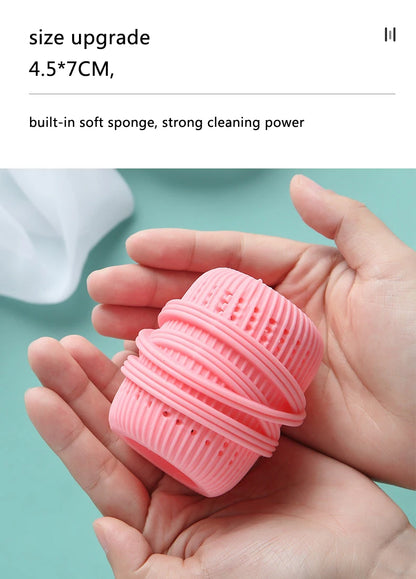 Reusable Clothes and Hair Cleaning Tool, Pet Hair Remover, Washing Machine Cat Hair Catcher, Laundry Ball, Silicone