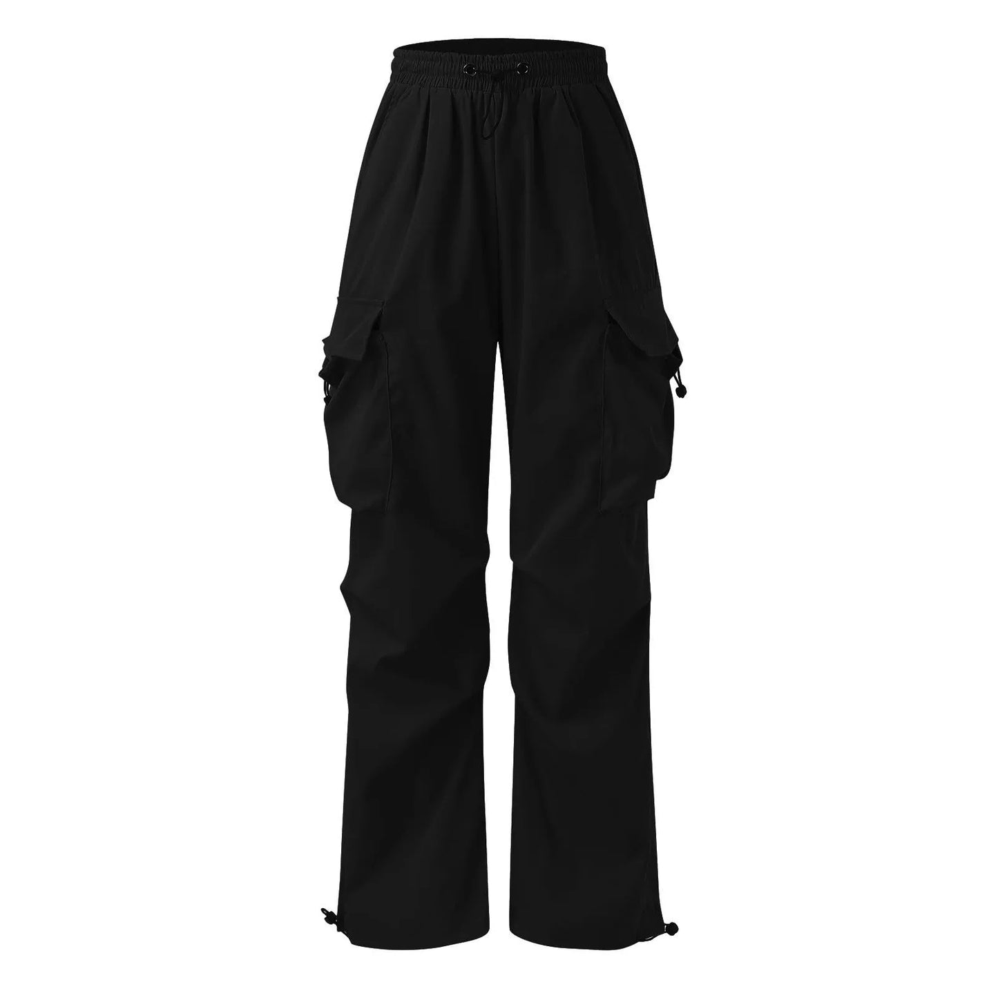 Cargo Pants For Men Baggy Long Pants,Men'S Parachute Cargo Pants Lightweight Pants Drawstring Loose Fit Hiking Casual Pants