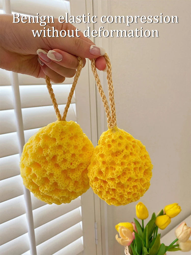 Cheese Bath Ball Japanese Super Soft Lovely Sponge Bath Towel Ladies Children Bath Flower Bath Honeycomb Blister Bath Magic