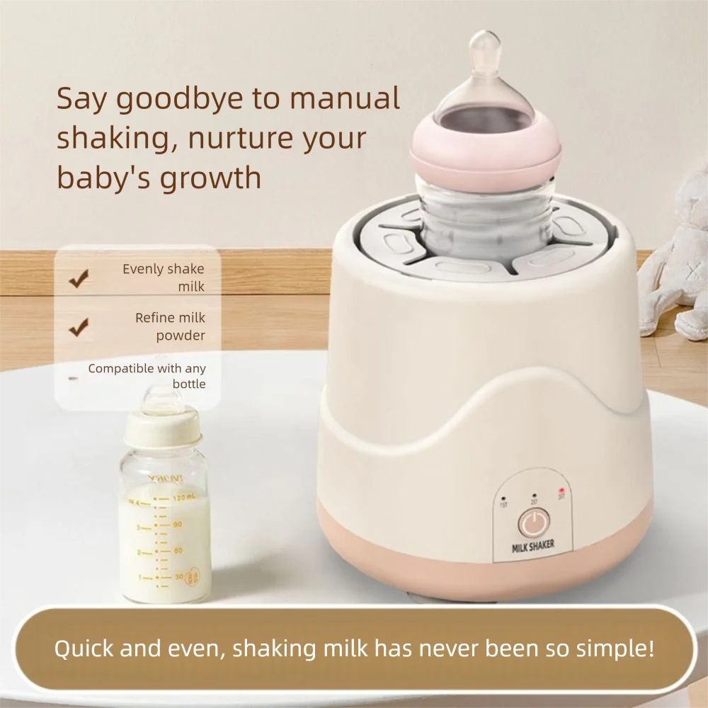 Adjustable Electric Baby Milk Blender Without Lumps Low Noise Electric Powder Mixer Easy To Use 3 Modes Milk Preparation Machine