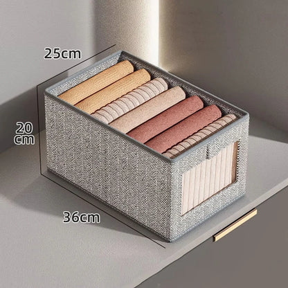 Wardrobe Storage Organizers Underwear Socks Bra Storage Box Clothes Storage Box Drawer Closet Divider Organizers