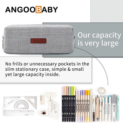 Pencil Case Student Pencil Pouch Cosmetic Bag Office Stationery Korean Organizer For Student School Supplies