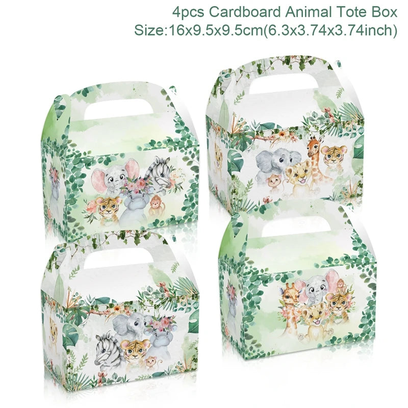 Staraise Woodland Animal Party Safari Jungle DIY Party Decor Birthday Party Decoration Kids Woodland Theme Party Baby Shower